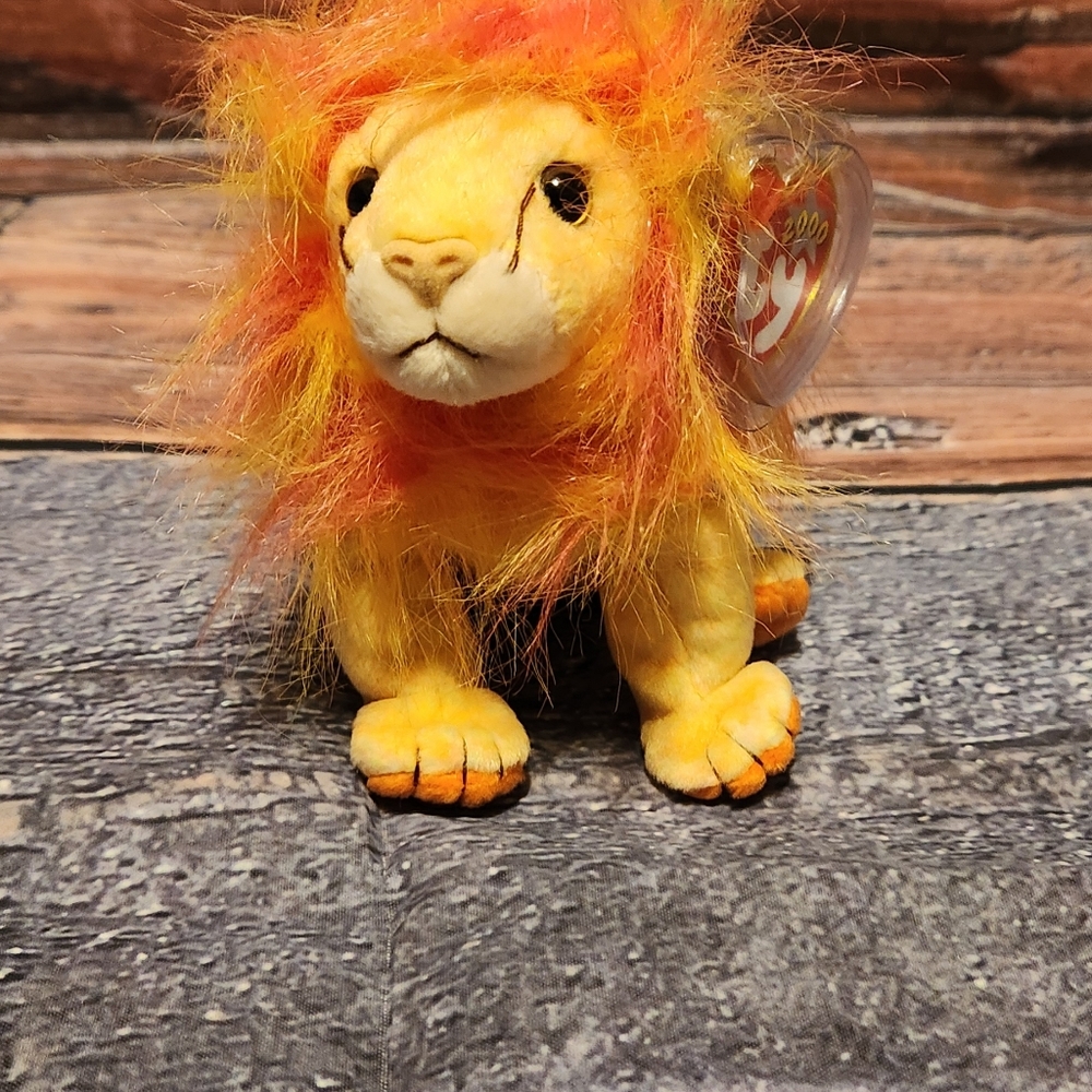Ty Beanie Baby Bushy the Lion